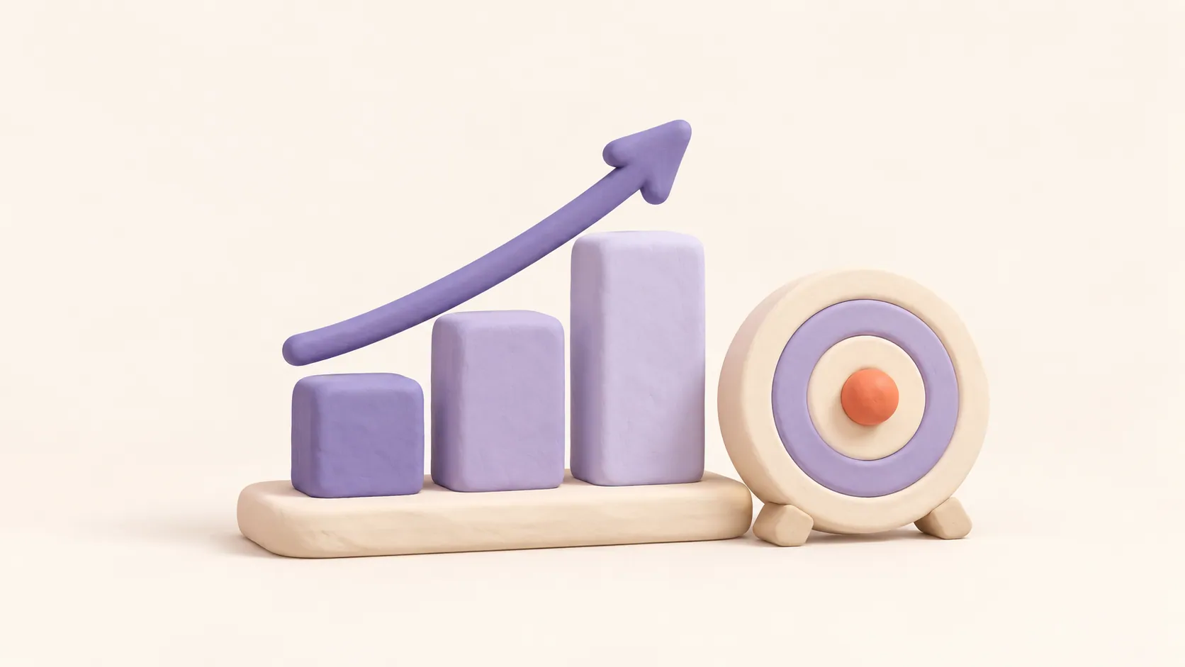 Illustration of a rising bar chart with an arrow
